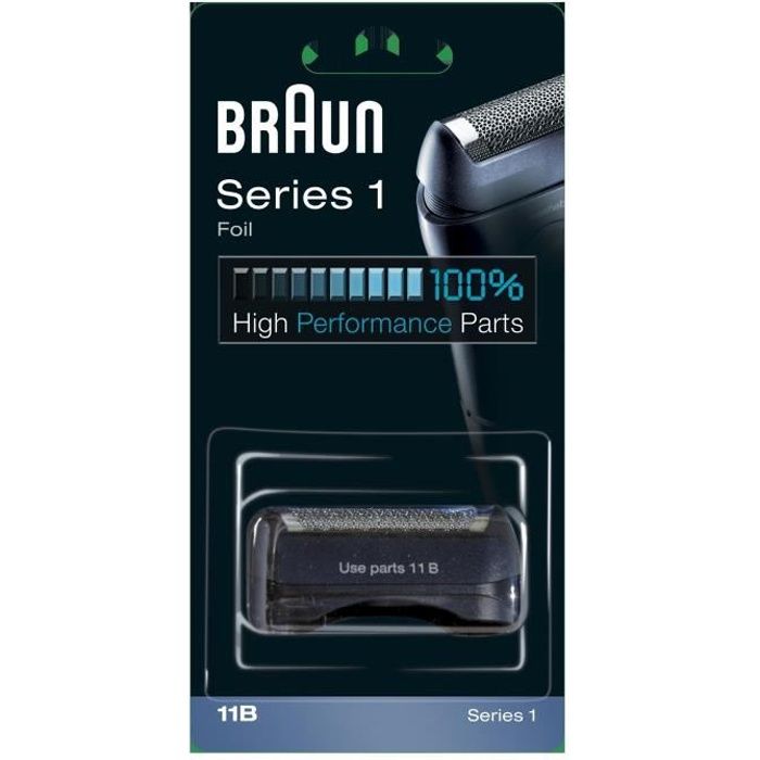 Braun 11B Noire Pièce De Rechange compatible avec les rasoirs Series 1