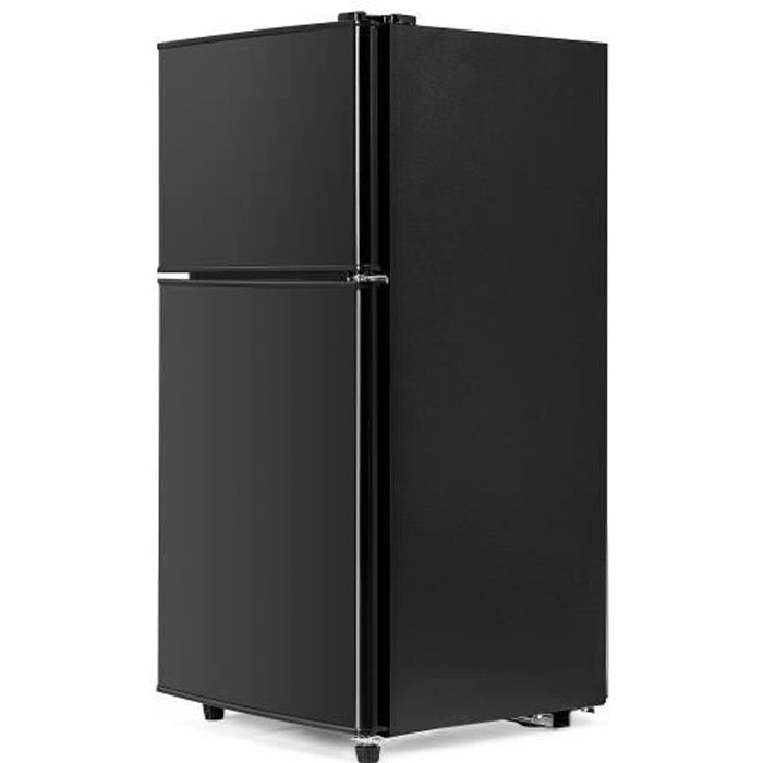 Réfrigérateur congélateur double porte avec 60L (22L+38L） 172 kWh/an lumière LED [Classe énergétique F]