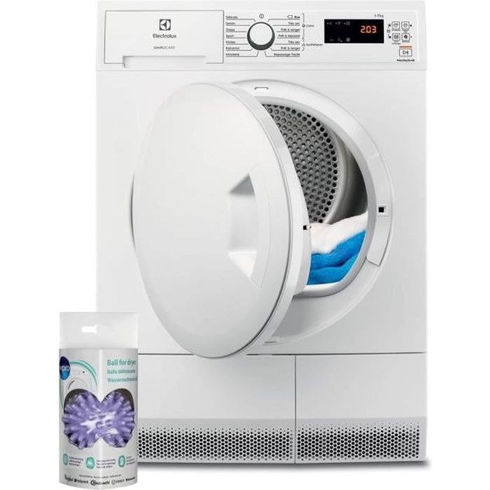 ELECTROLUX Sèche-linge frontal Condensation 7kg B électronique Tambour 104L Départ différé
