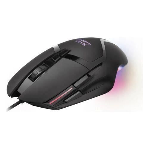 Souris Gaming avec LED Mars Gaming MMGX RGB 10000 dpi 60 ips Noir