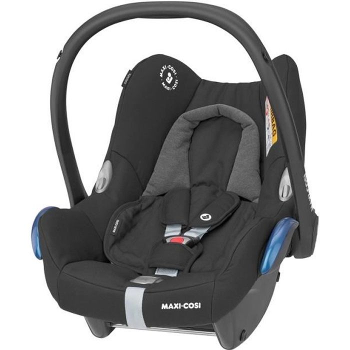 Cosi MAXI COSI Cabriofix, Siège auto bébé, Groupe 0+, avec réducteur, Essential Black, de la naissance à 12 mois environ, 12 kg