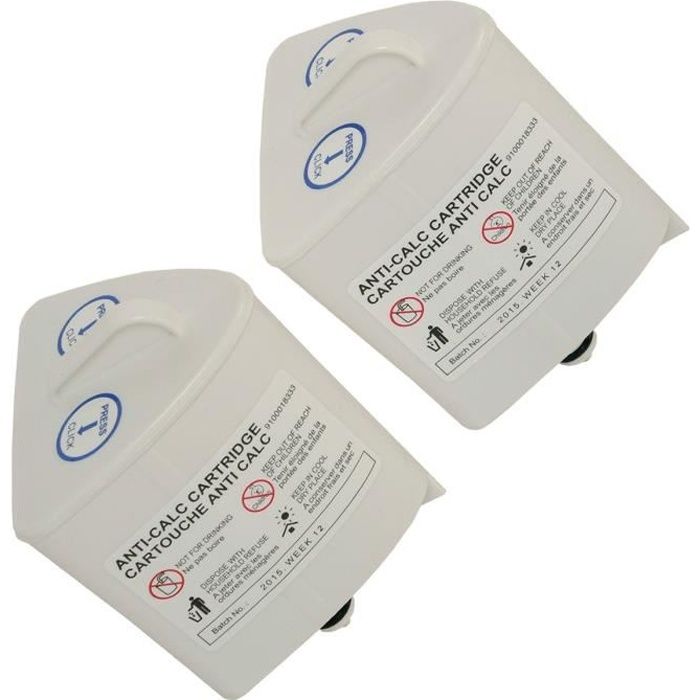 Cartouches filtrantes (x2) - Centrale vapeur - MOULINEX (18391)