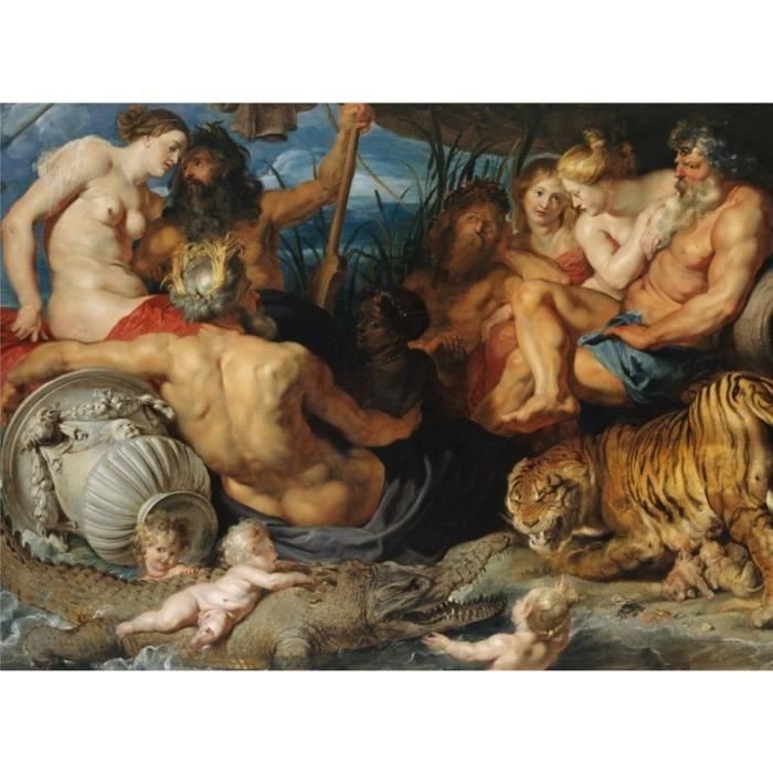 Puzzle 1000 pièces Rubens - Les Quatre Continents, 1614