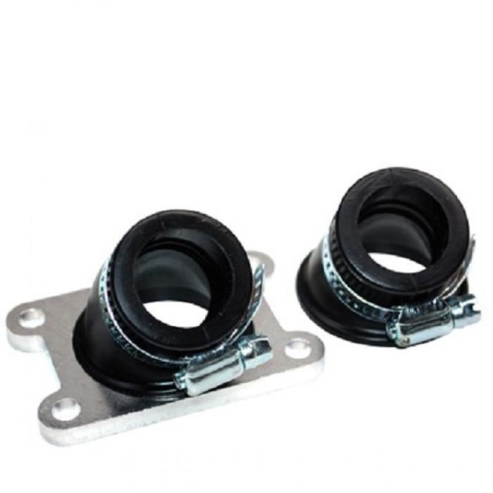 Pipe d admission souple 24mm 30° et 45° Replay moto Peugeot 50 XPS PHBG PHVA