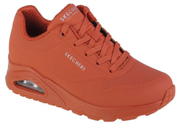 Skechers Baskets Femme - Orange - Skechers Uno-Stand on Air