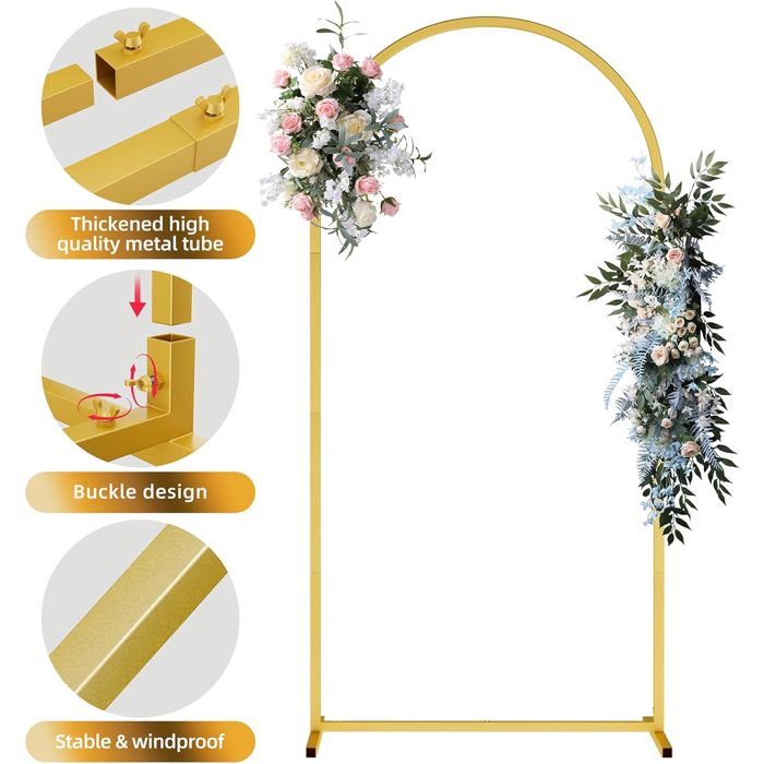 Arche de mariage rectangulaire - LouLou Réception