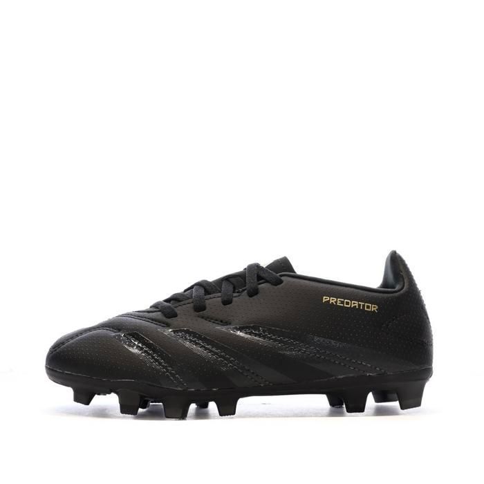 Chaussures de Foot - ADIDAS - Predator Club - Noir - Garçon - Respirant