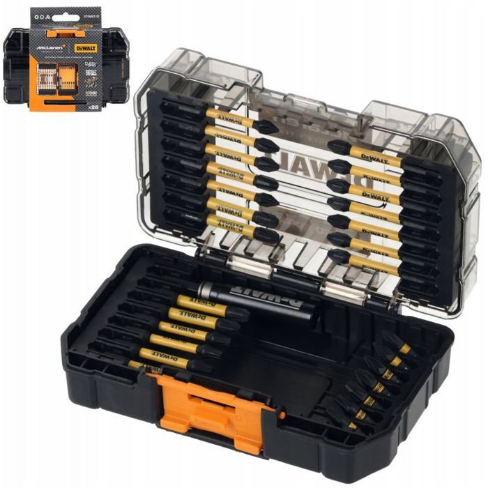Embout de tournevis douille de tournevis Dewalt JEU DEMBOUTS DE TOURNEVIS Ã PERCUSSION 32 PCS - vue 2