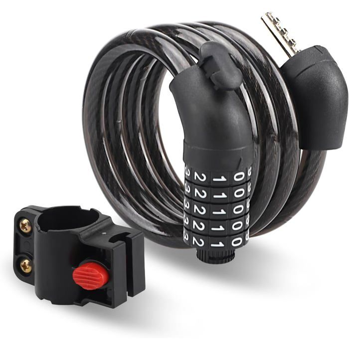 Antivol menotte trottinette électrique LockForce Mercure câble