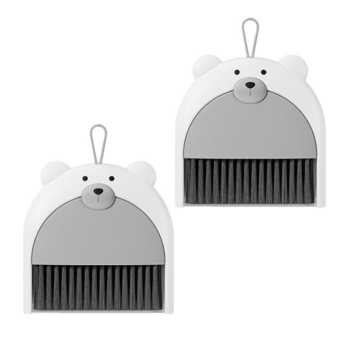 Ensemble Pelle à Poussière Et Brosse En Bois - Pratique Pour Nettoyer Cuisine, Bureau Et Plans De Travail