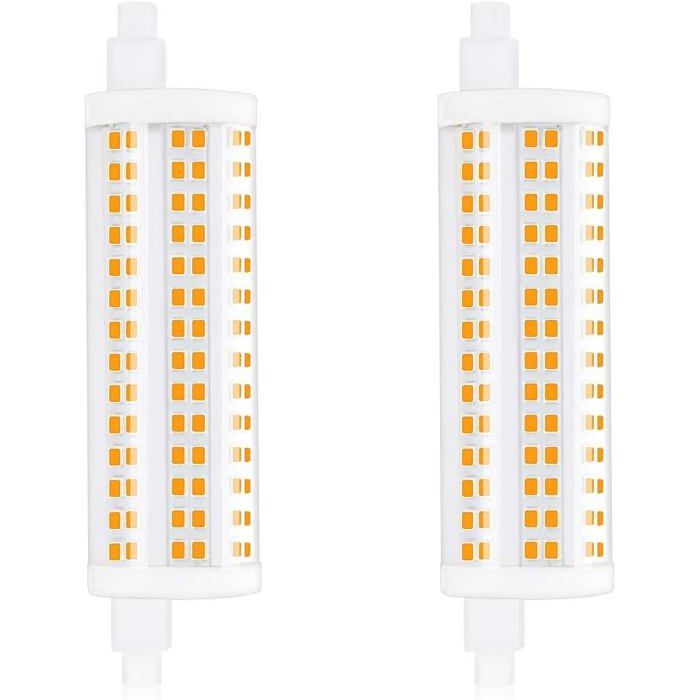 20W 118mm R7s Dimmable Ampoule LED J118 Lumière du jour 4000K 2200lm double extrémité spot équivaut à 200W ampoule halogène (2pcs)