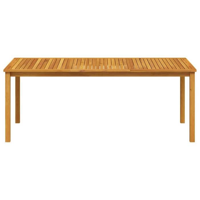 BEST-HOME Mobilier de jardin - UU - Table de jardin 200x100x74 cm Bois dacacia massif HH9878