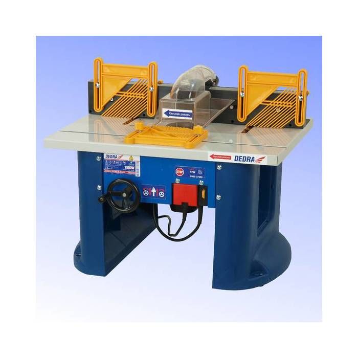 Fraiseuse inférieure pour bois - DEDRA - 1500W - DED7742 - Outils électriques - Spécialisée