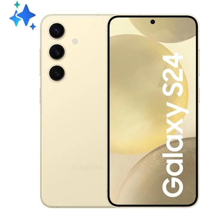 Smartphone - SAMSUNG Galaxy S24 256 Go 5G - Jaune - Single SIM Version Américaine
