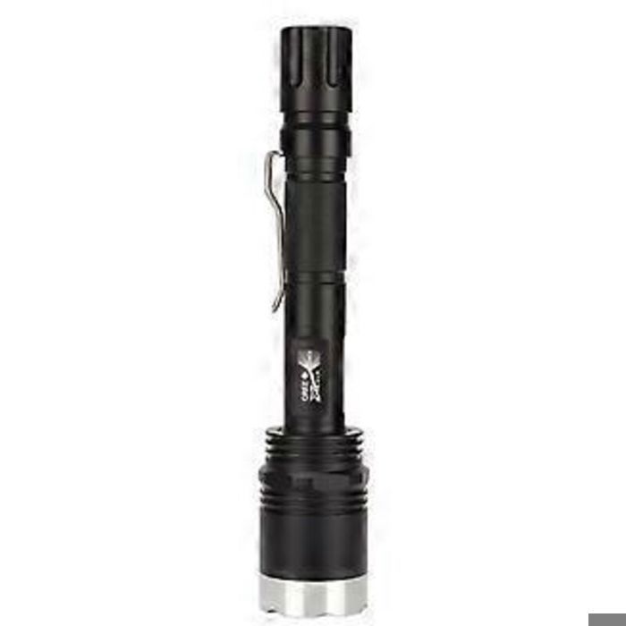 Lampe torche de camping 5000 lm longue portée étanche IPX5 anodisée noire LED T6 lumière blanche lampe torche dextérieur