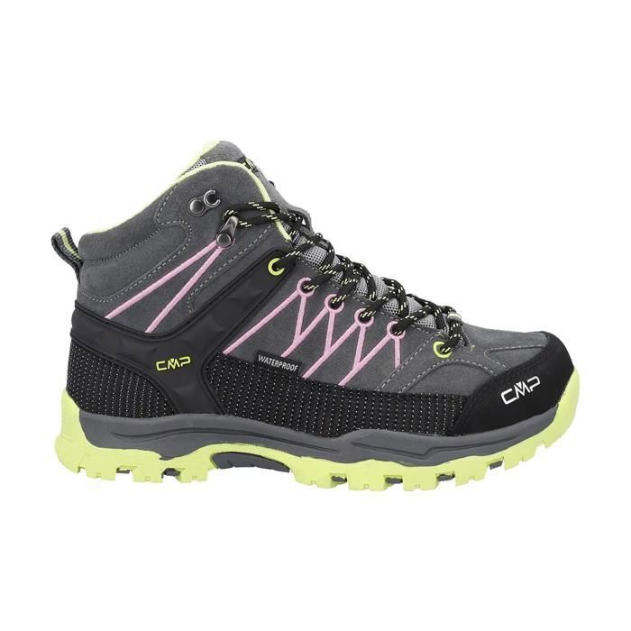 Chaussures de randonnée enfant CMP Rigel Mid - grey/pink/apple