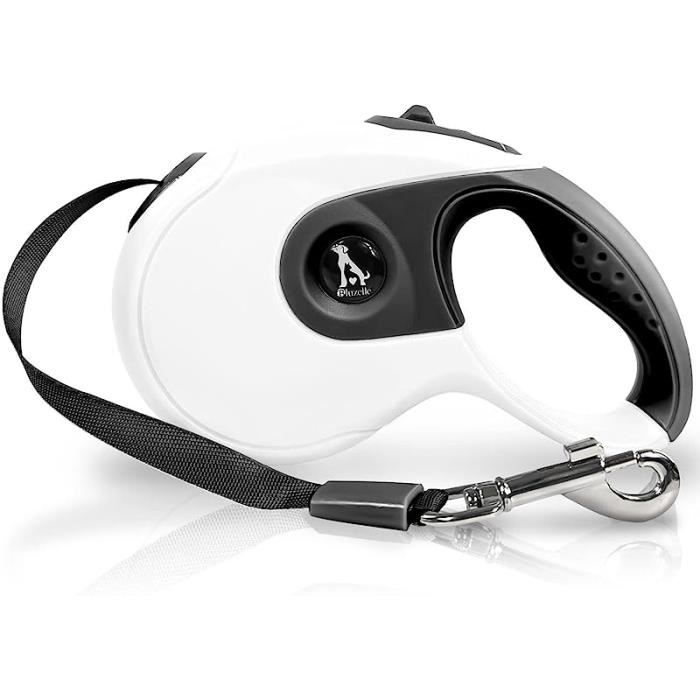 Comparer les prix de Laisse Chien - ZGEER - Rétractable - 8M - Blanc - Pour Dressage et Promenade