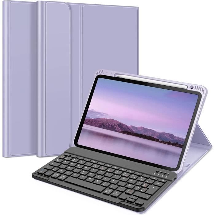 Clavier Magnétique GOOJODOQ Pour IPad Air 4/5 - Layout QWERTZ, Rétroéclairé, Rose, Neuf