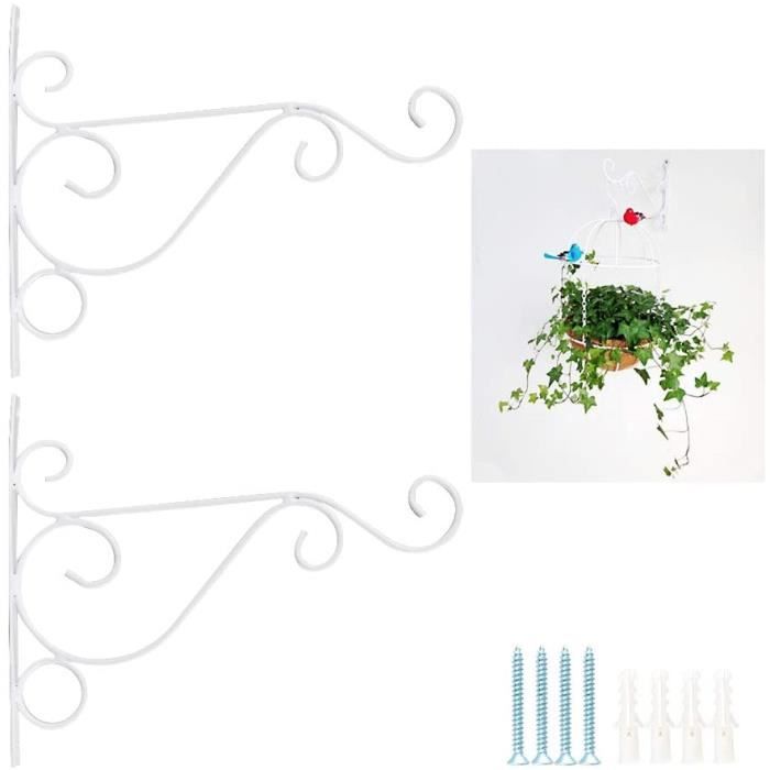 Crochet mural pour plantes, crochets décoratifs pour lanterne en