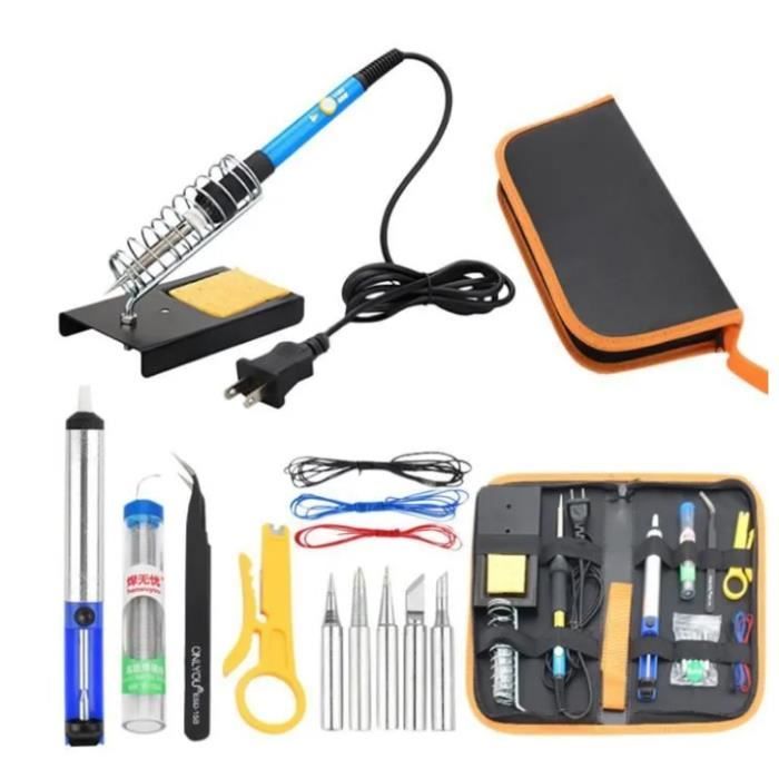 Kit De Fer à Souder électrique Chauffage Rapide Et Température Réglable Pour Les Amateurs Et Les Ingénieurs Professionnels