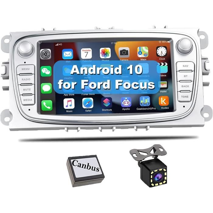 Android 10 Autoradio pour Ford Focus C-Max S-Max Mondeo Kuga