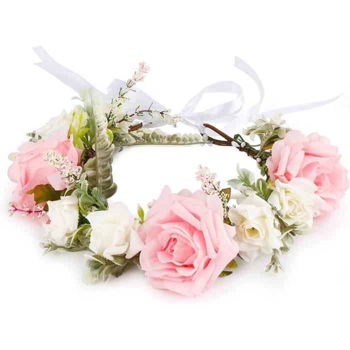 Serre-tête Floral couronne de fleurs lumineuse bandeau éclairer couronne de  fleurs lumière fleur bandeau femmes – les meilleurs produits dans la  boutique en ligne Joom Geek