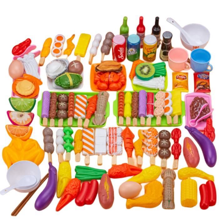ZERONE Jouets de Cuisine pour Enfants avec Ustensiles - Cadeau Anniversaire - Jeux