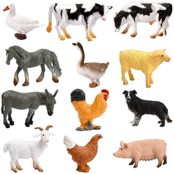 Figurines animaux de la ferme - HOPTOYS