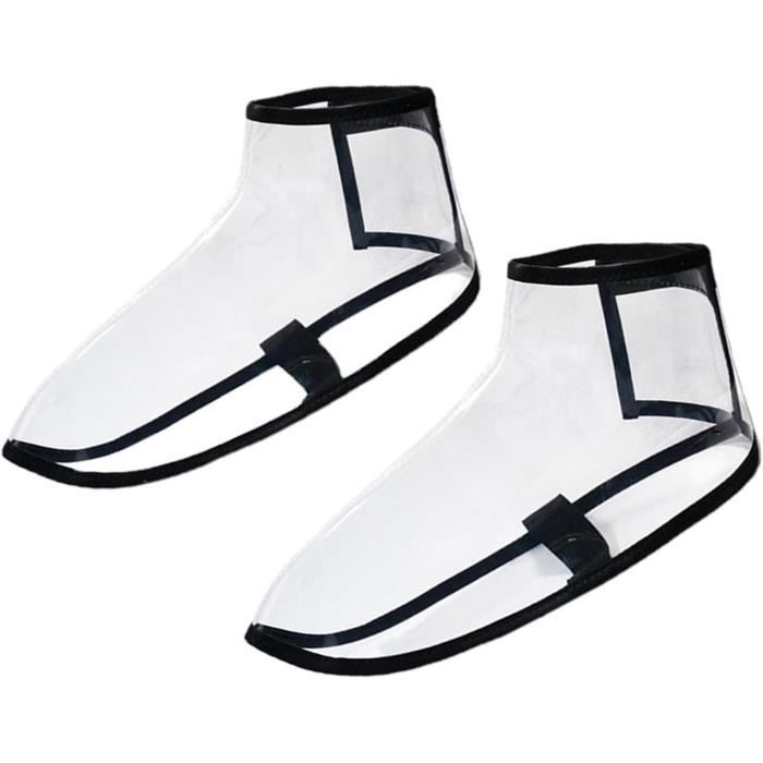 3 Paires Couvre-Chaussures Bowling Noirs - Élastiques Et Ajustables, Accessoires Pour Hommes Et Femmes