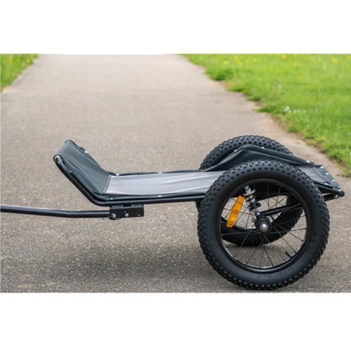 Remorque utilitaire plateau fixation moyeu Optimiz Cargo L91Xl50Xh10.5 - noir - 2 ans de garantie