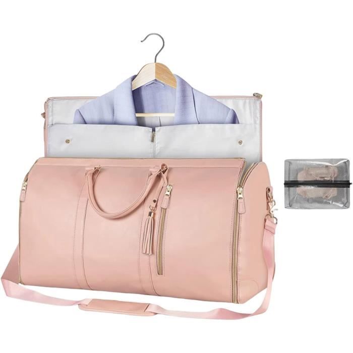 Sac À Vêtements Convertible, Voyage Sac À Main Portable Ultraléger Carry  On, Sac De Costume À Suspendre 2 En 1 Pour Femme, S[u5756]