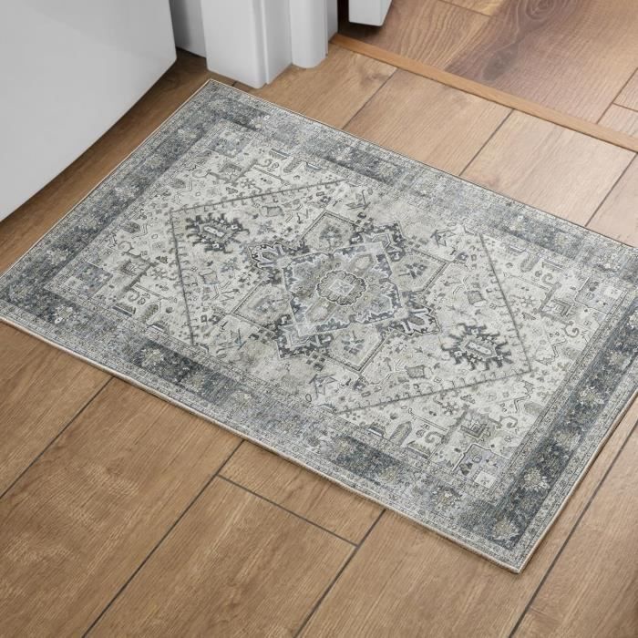Lavable Tapis Vintage Tapis Salon Pile Courte Et Douce Tapis Chambre 