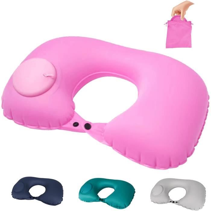 Oreiller De Voyage / Coussin Gonflable En Forme De Ceinture De Sécurité