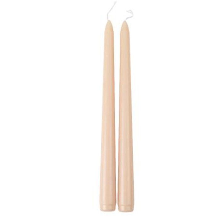 Bougies Coniques Or Diamètre 2,2 Cm - Hauteur 25 Cm - Lot De 10 Pièces - Fabrication Italienne