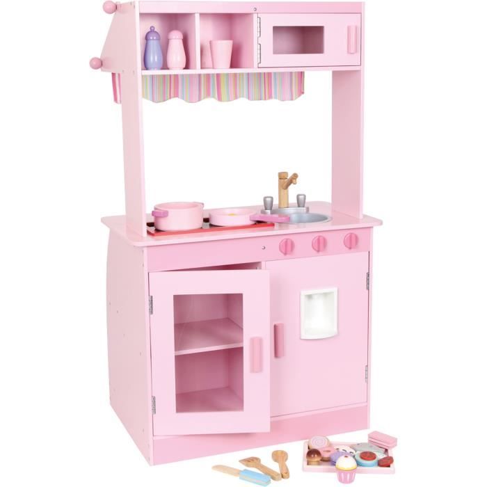 Cuisine En Bois Rose Pour Enfant Jeux Jouet à Partir Fille De 3 Ans 3108