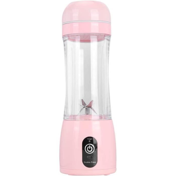 Blender Portable, Presse-Agrumes éLectrique Portable Avec Affichage NuméRique-TêTe De Coupe En Acier Inoxydable à 16 Lames - Blanc - Electroménager Blender Portable, Presse-Agrumes éLectrique Portable Avec Affichage NuméRique-TêTe De Coupe En Acier Inoxydable à 16 Lames - Blanc - Electroménager