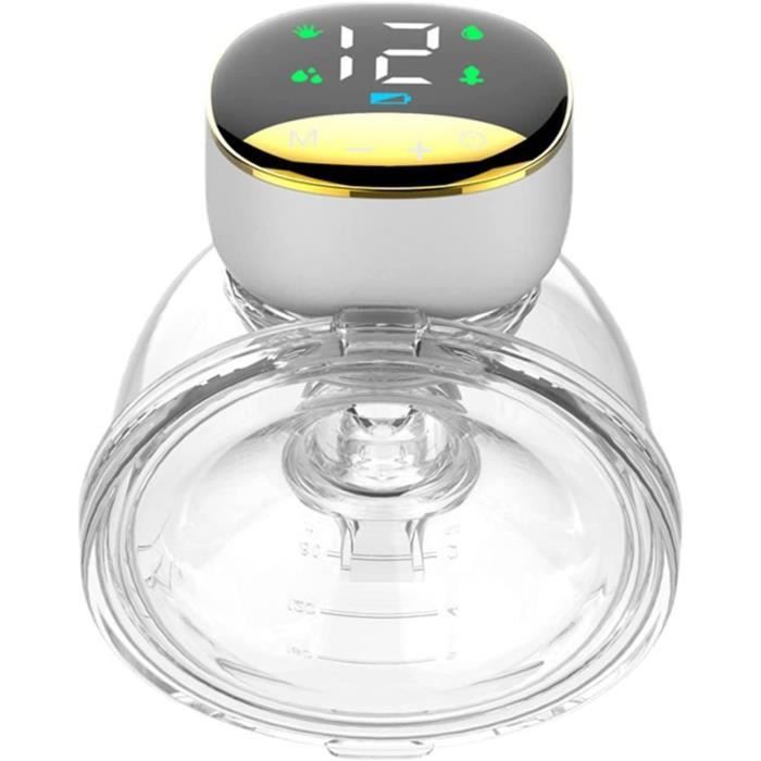 Tire-lait Portable Mains Libres : Tire-lait électrique Portable Rechargeable à Aspiration Sans