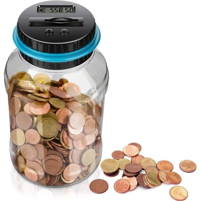 Tirelire électronique numérique avec écran LCD - Pour économiser de l'argent - Cadeau d'anniversaire pour enfants Tirelire électronique numérique avec écran LCD - Pour économiser de l'argent - Cadeau d'anniversaire pour enfants