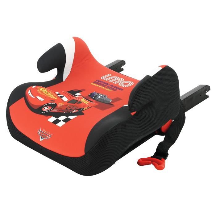 Siège auto rehausseur bas TOPO easyfix groupe 3 (22-36kg), fabriqué en France - Disney Cars