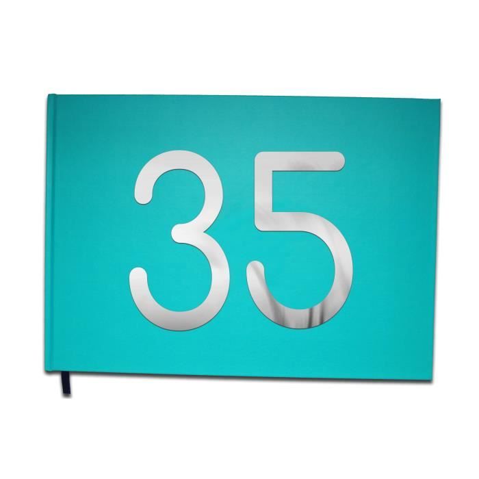 Livre D Or 35 Ans Anniversaire Mariage Retraite Lettres Chromees 100 Pages Qualite Premium Uttscheid Couleur Bleu C Cdiscount Beaux Arts Et Loisirs Creatifs