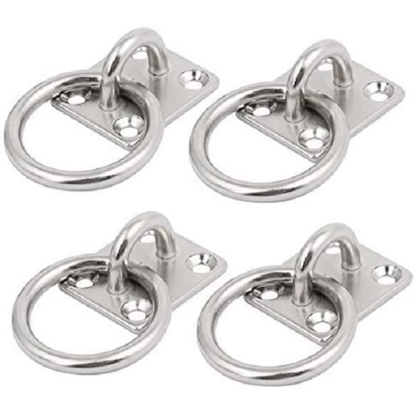 2 Anneaux Soudés En Inox 304 - 70 Mm De Diamètre, épaisseur 5 Mm, Pour Suspension Et Bricolage