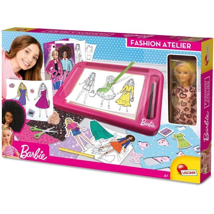 studio de création de mode - loisirs créatifs - fashion atelier barbie - lisciani