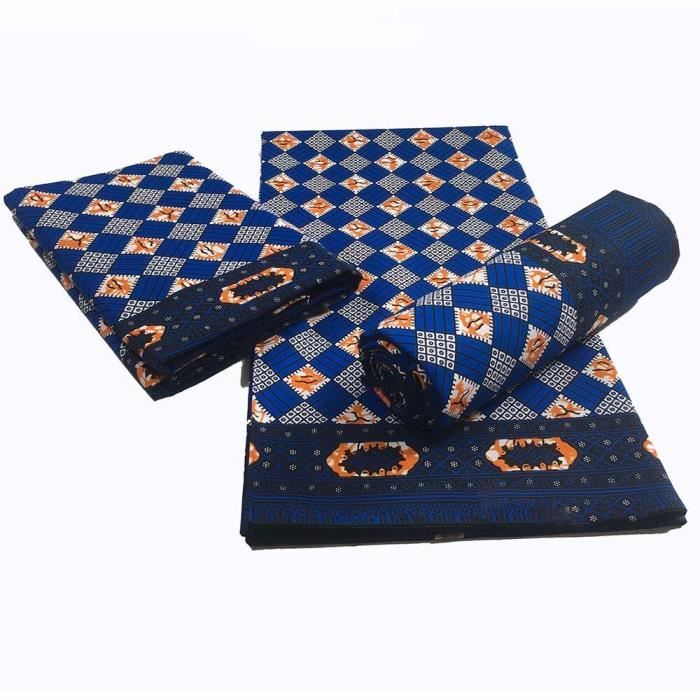 Dessus De Lit Africain / Ankara Inachevé - Tissu Imprimé, Mesures ~70x82 Cm - Pièce Unique Artisanale