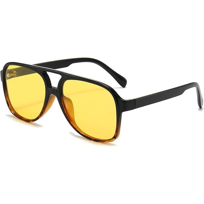 Lunettes Conduite de Nuit Polarisée – Lunette Vision Nocturne Conduite Anti  Éblouissement Lunette De Soleil Pilote Verre Jaune[91]