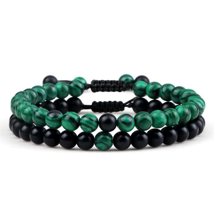 Ensemble de bracelets | Jeu de bracelets en cuir ajustables en corde Ensemble de bracelets | Jeu de bracelets en cuir ajustables en corde