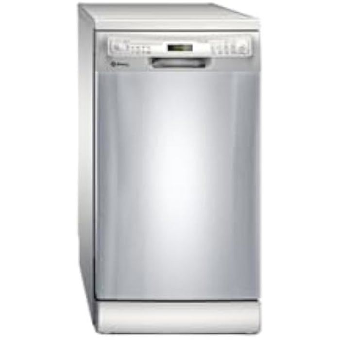 BALAY Lave vaisselle installation libre 45 cm moteur extrusion Home Connect écran LED acier anti traces de doigts 3VN4030IA