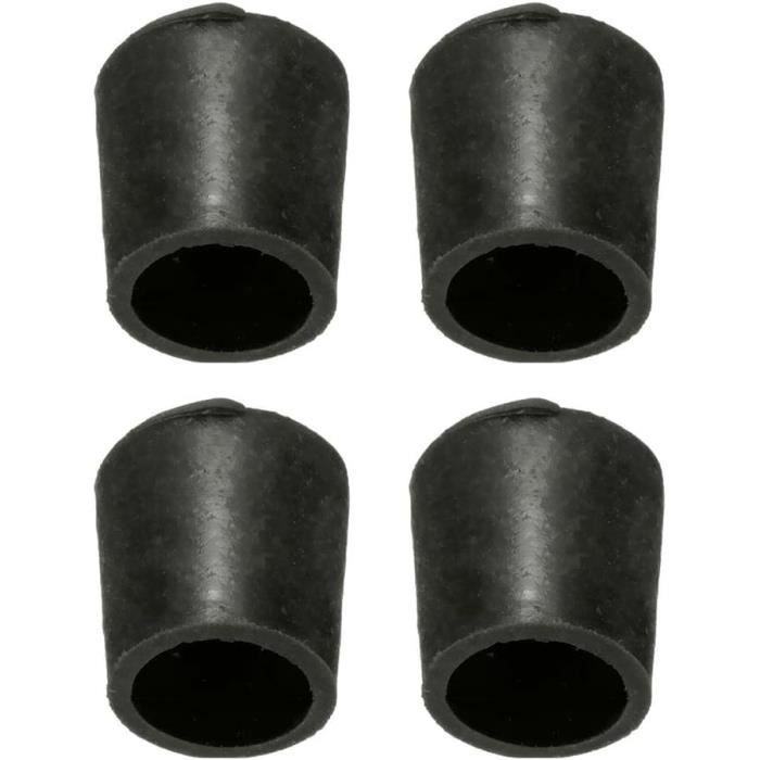 Lot 4 Embouts AN8 Noirs – Attaches Finition Tuyau Carburant/Huile – Alliage Aluminium Robuste