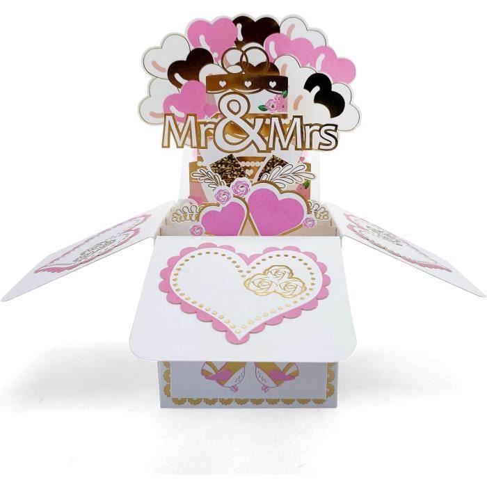 Carte D'invitation,Style 5--Carte D'amour Pop-up 3d Avec Enveloppes, Cartes De Vœux D