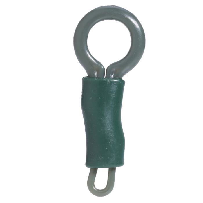 Kit De 3 Bas De Ligne Hybrides Sans Plomb Pour La Pêche à La Carpe - Résistance 60 LB, Vert, 80 Cm