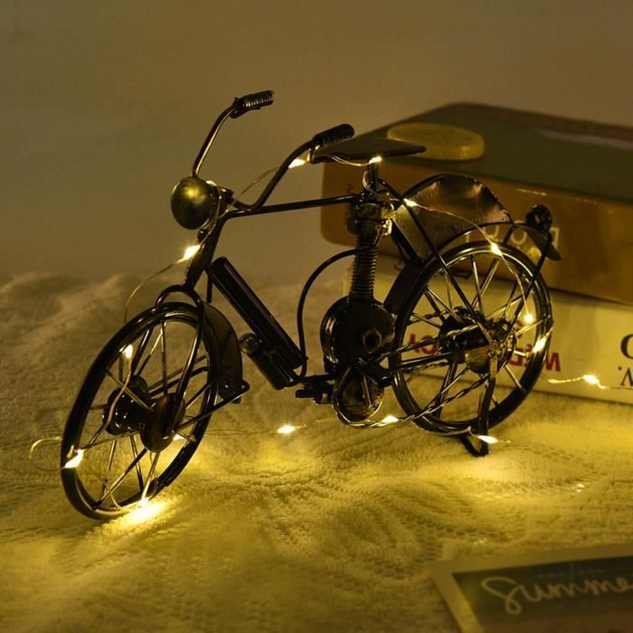 Miniature Vélo En Métal Doré – Décoration Maison Vintage